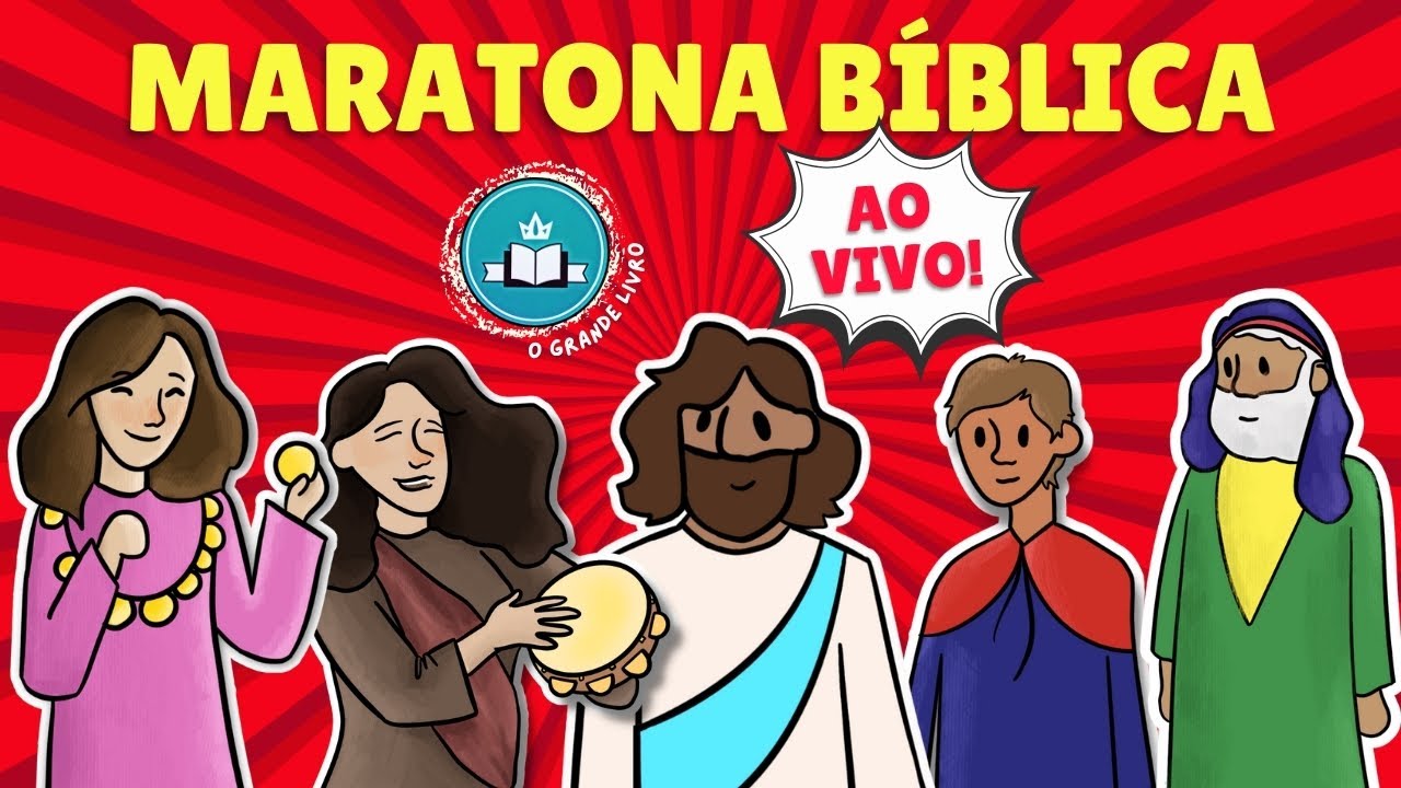 MARATONA DE HISTÓRIAS DA BÍBLIA AO VIVO! [O Grande Livro TV]