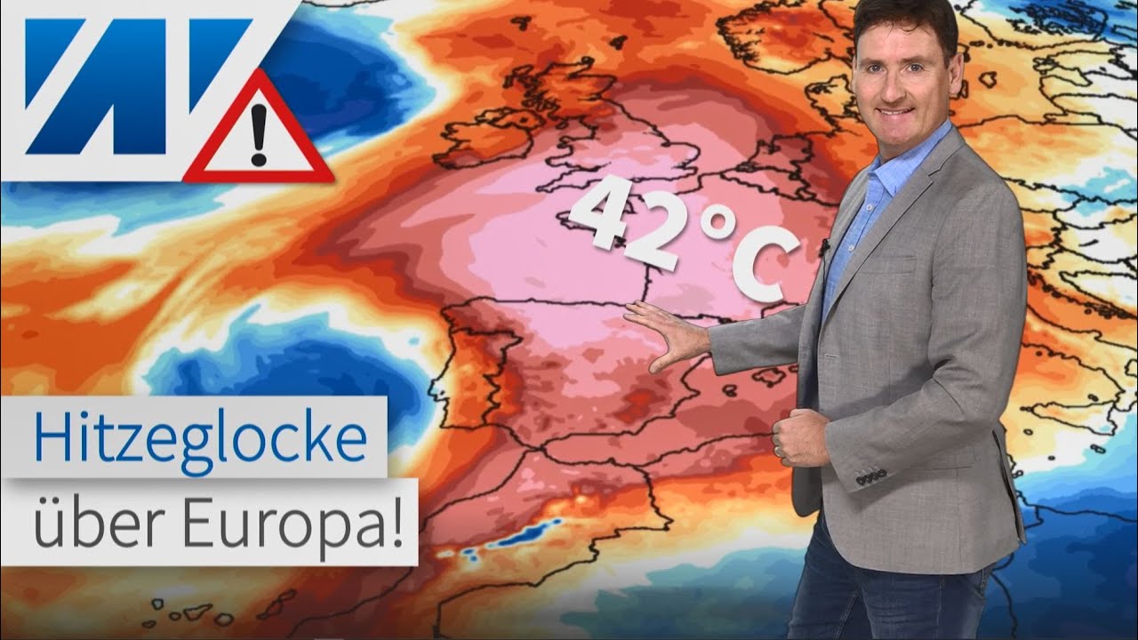 Hitzeglocke am Wochenende in Deutschland! Danach Chancen auf Abk&uuml;hlung. Viel Regen Fehlanzeige!