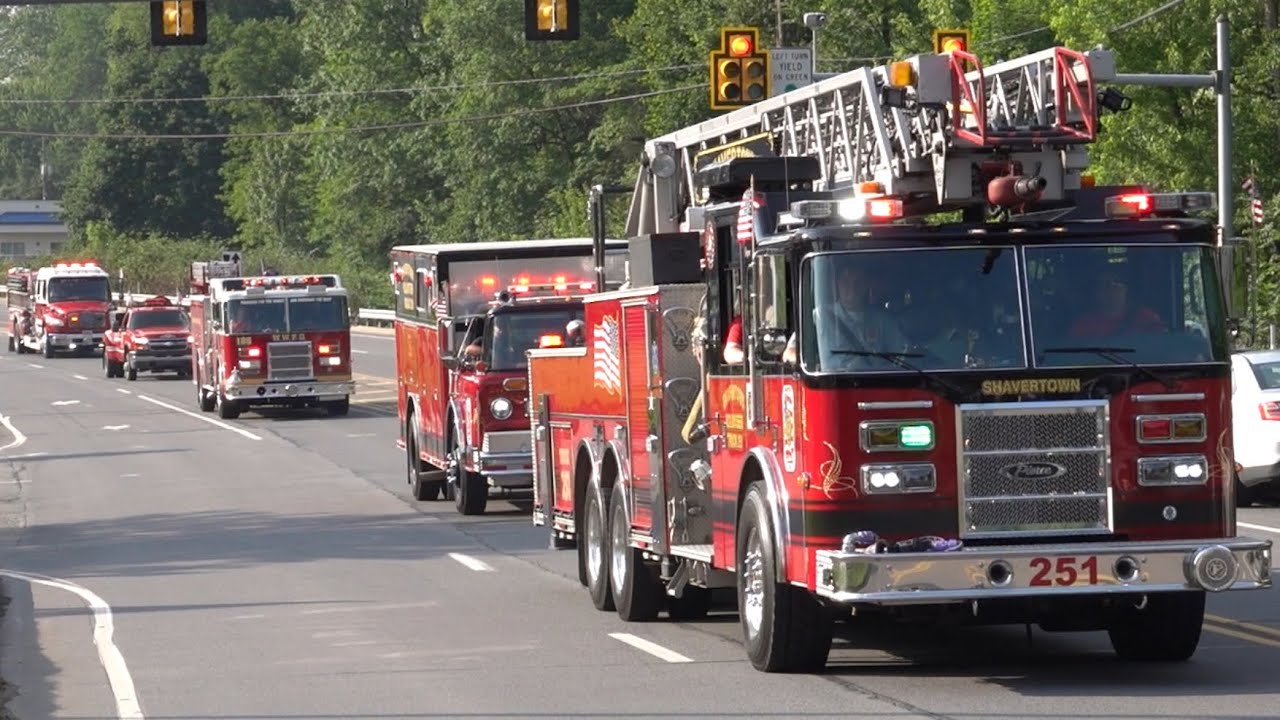 Trucksville Volunteer Fire Department 2025 Lights & Sirens Fireman's Parade