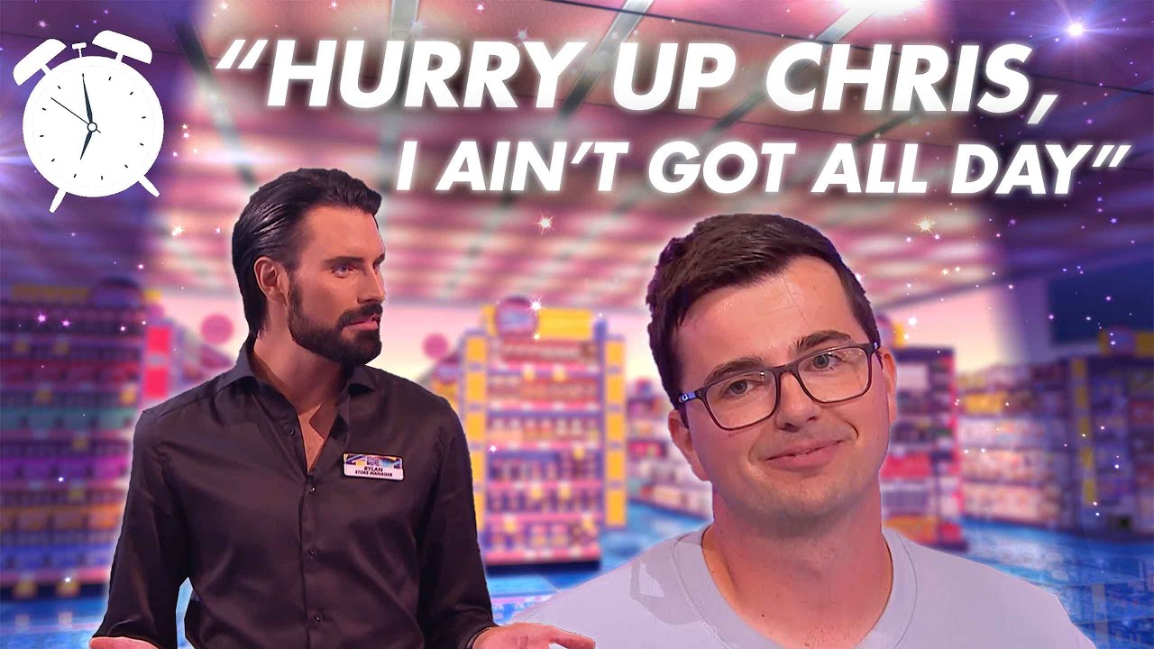 'HURRY UP!' Rylan has no time for slow shoppers in his store | Supermarket Sweep 2020