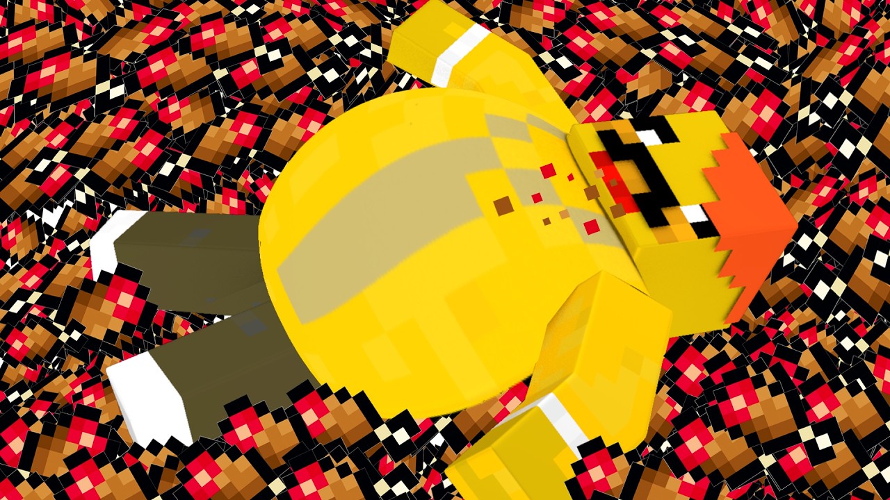 마인크래프트에서 모든 걸 먹었다… 100만 번 먹기 도전