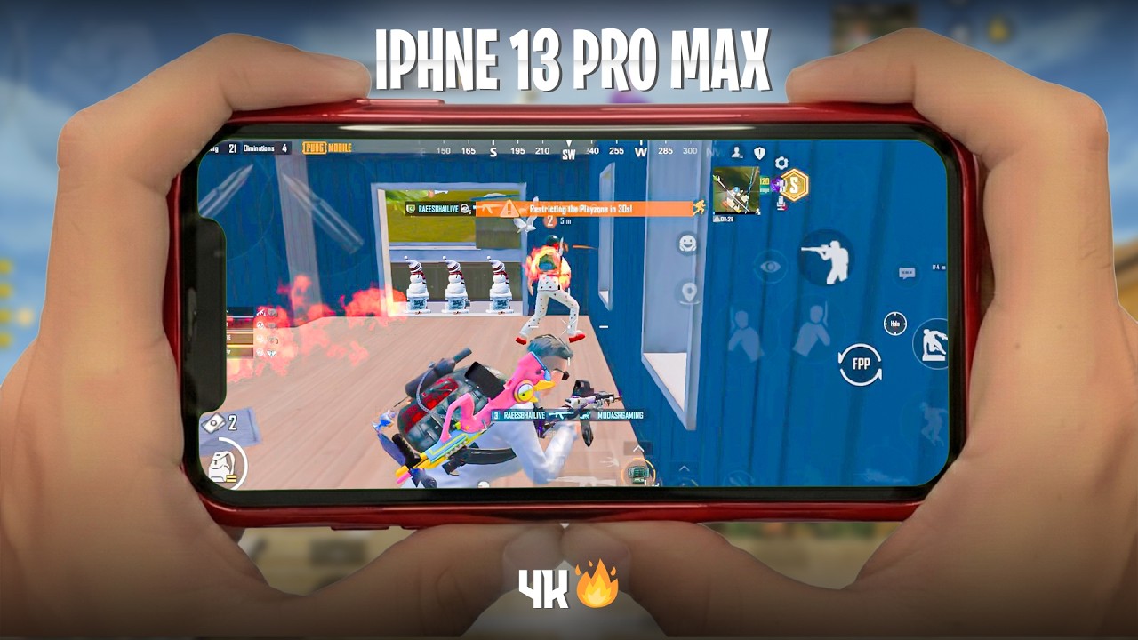 IPHONE 13 PRO MAX HANDCAM IN 2026 🔥/Smooth+ 120FPS PUBG 8 Anniversary 😍/ NEW IOS 26.3.1 Gameplay!