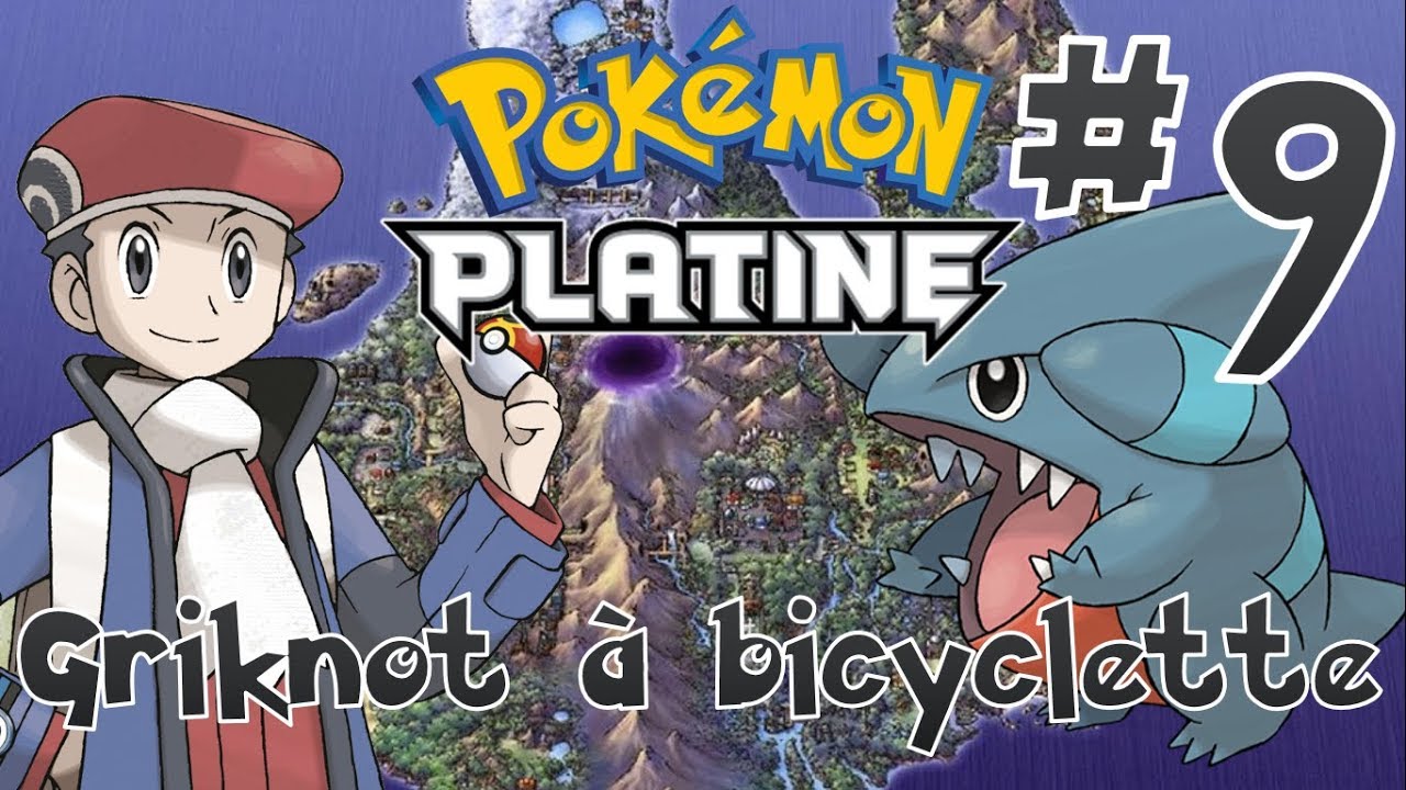Let's play Pokémon Platine #9 : Griknot à Bicyclette