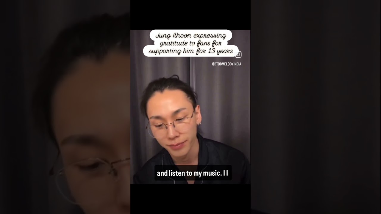 Jung Ilhoon thanked his fans for supporting him for 13 years | #JungIlhoon