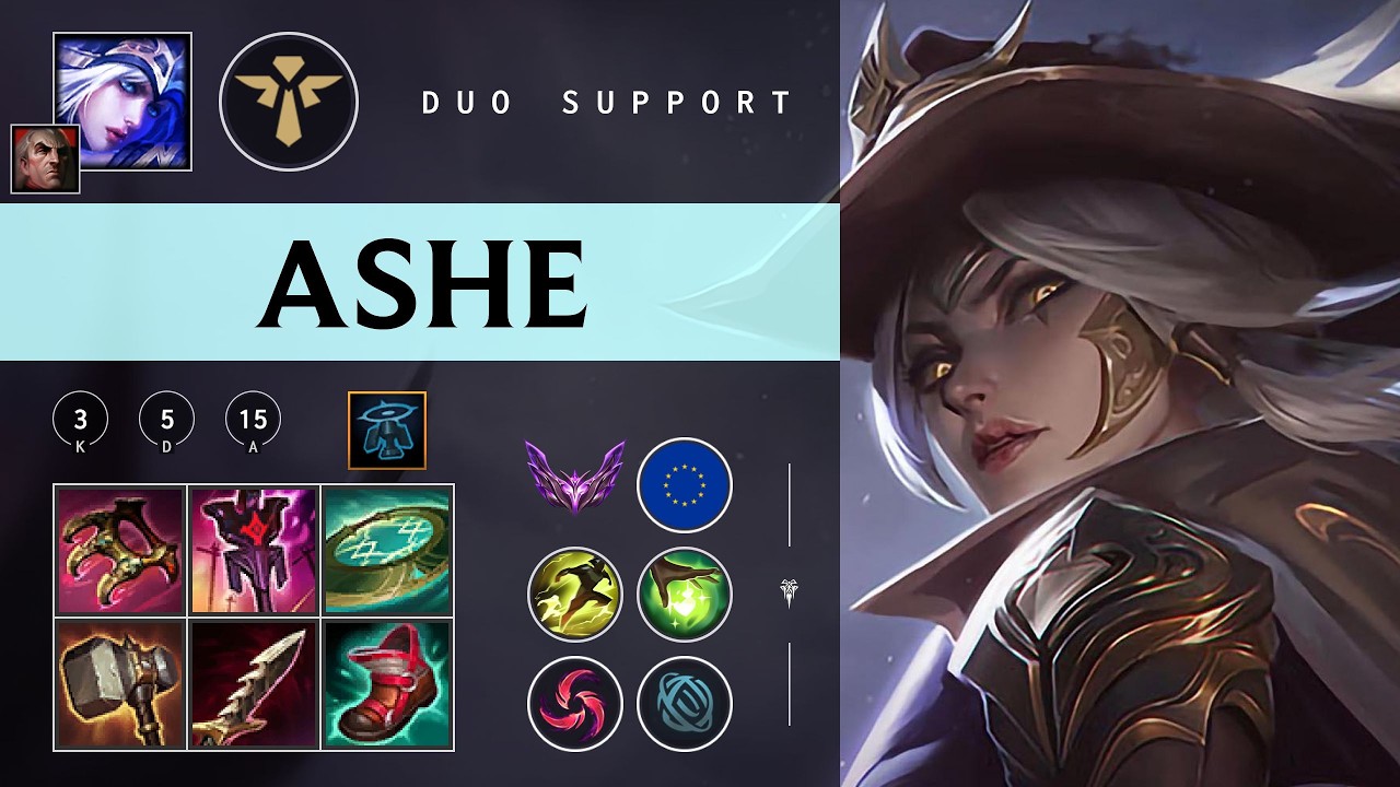 Ashe Support vs Milio - EUW Master Patch 26.04