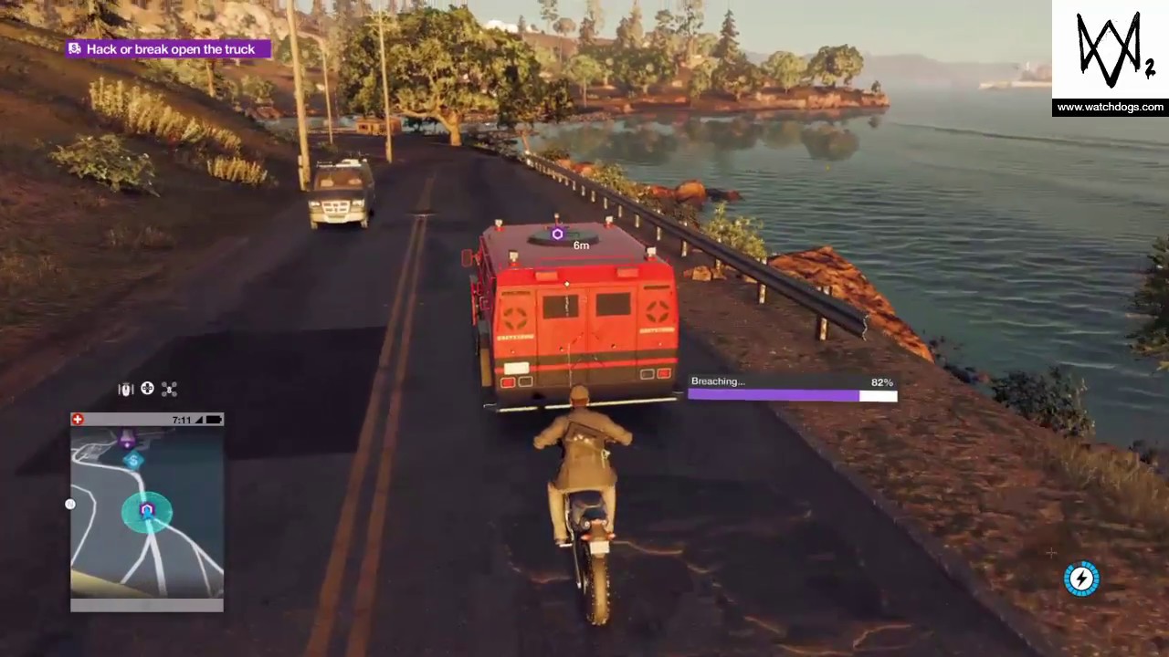 Watch_Dogs 2 - How to get armored truck cash easily