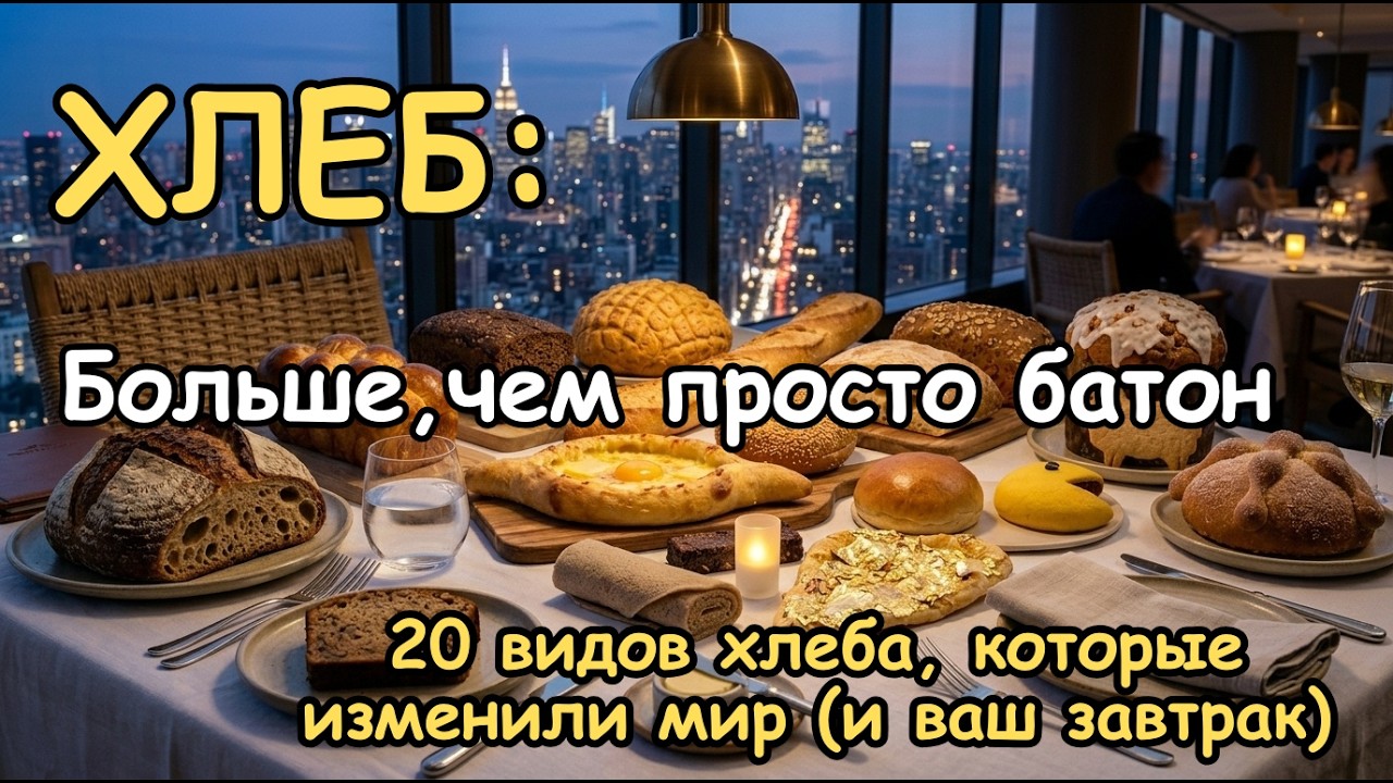 ТЫ ЕШЬ ЭТО КАЖДЫЙ ДЕНЬ. 20 самых поразительных видов хлеба