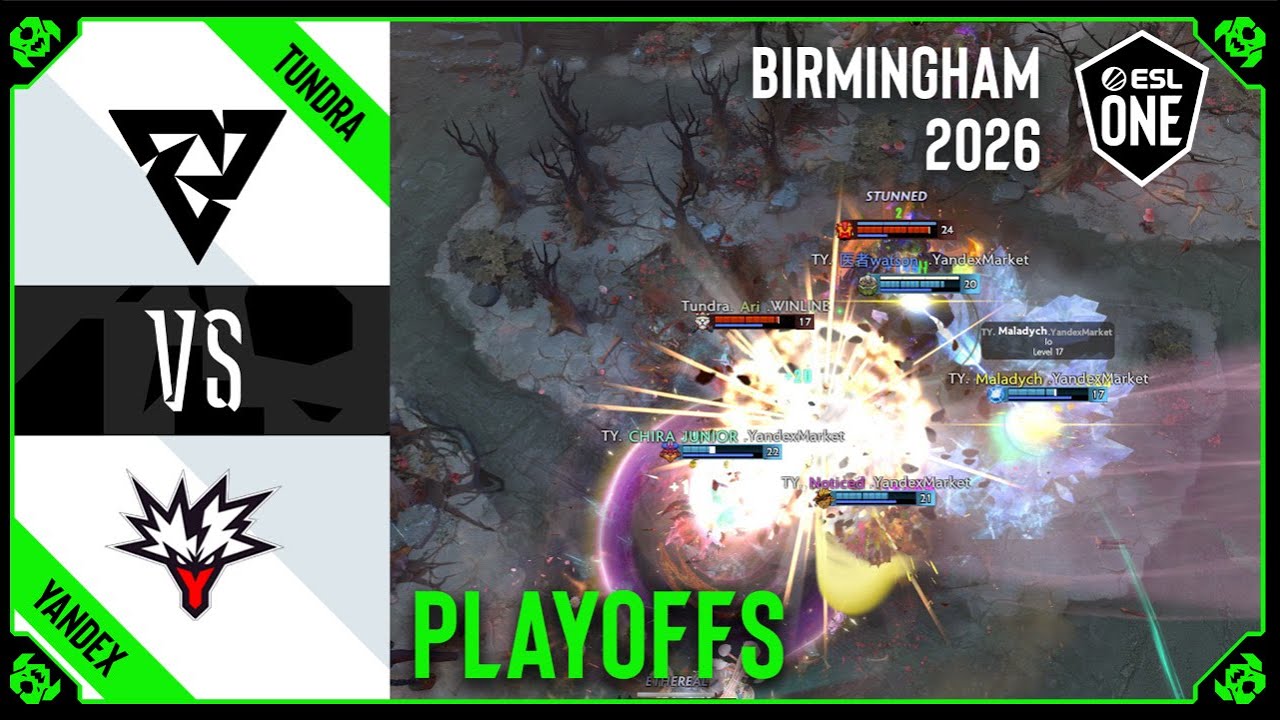 WINNER TO GRAND FINAL! YANDEX vs TUNDRA- HIGHLIGHTS - ESL One Birmingham 2026