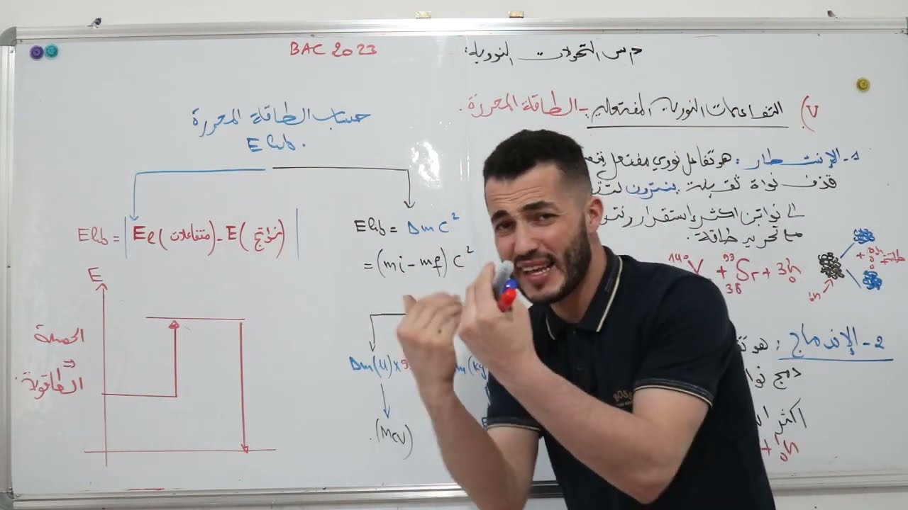 التحولات النووية المفتعلة|الإنشطار و الإندماج | الطاقة المحررة Elib |الحصيلة الطاقوية| جزء 8