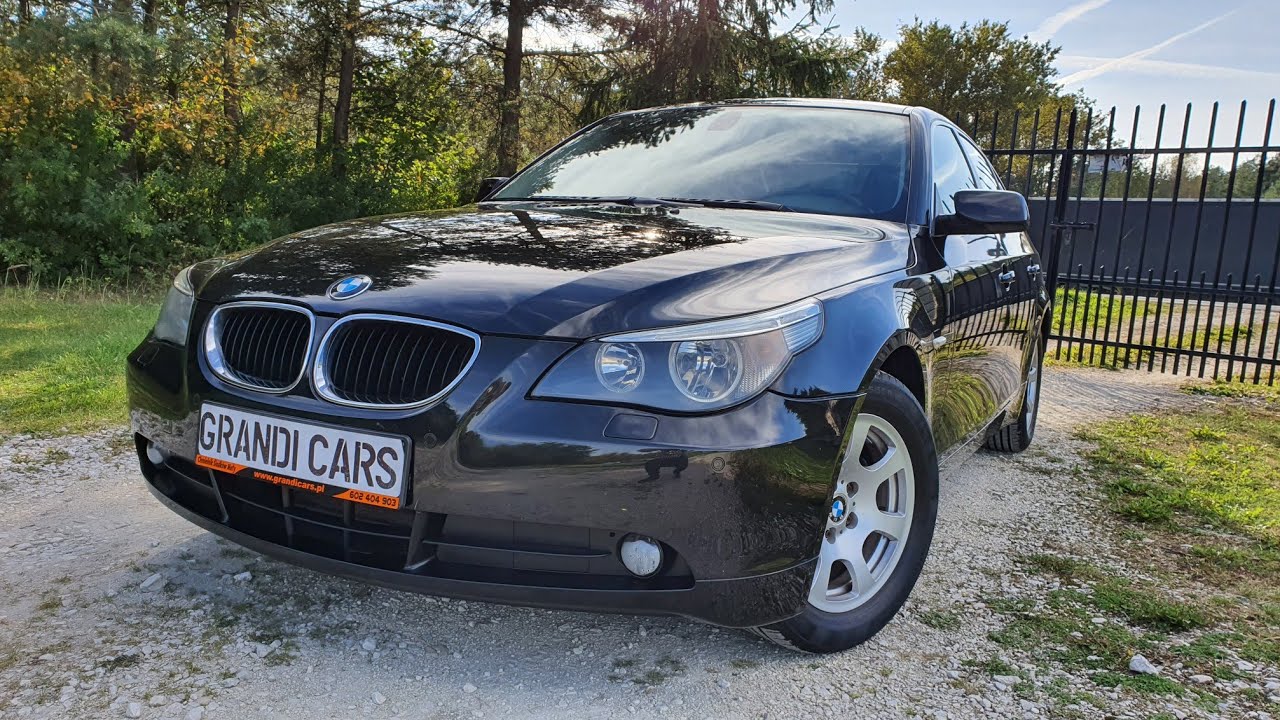 BMW 520i E60 2005 2.2 170KM Prezentacja Samochodu