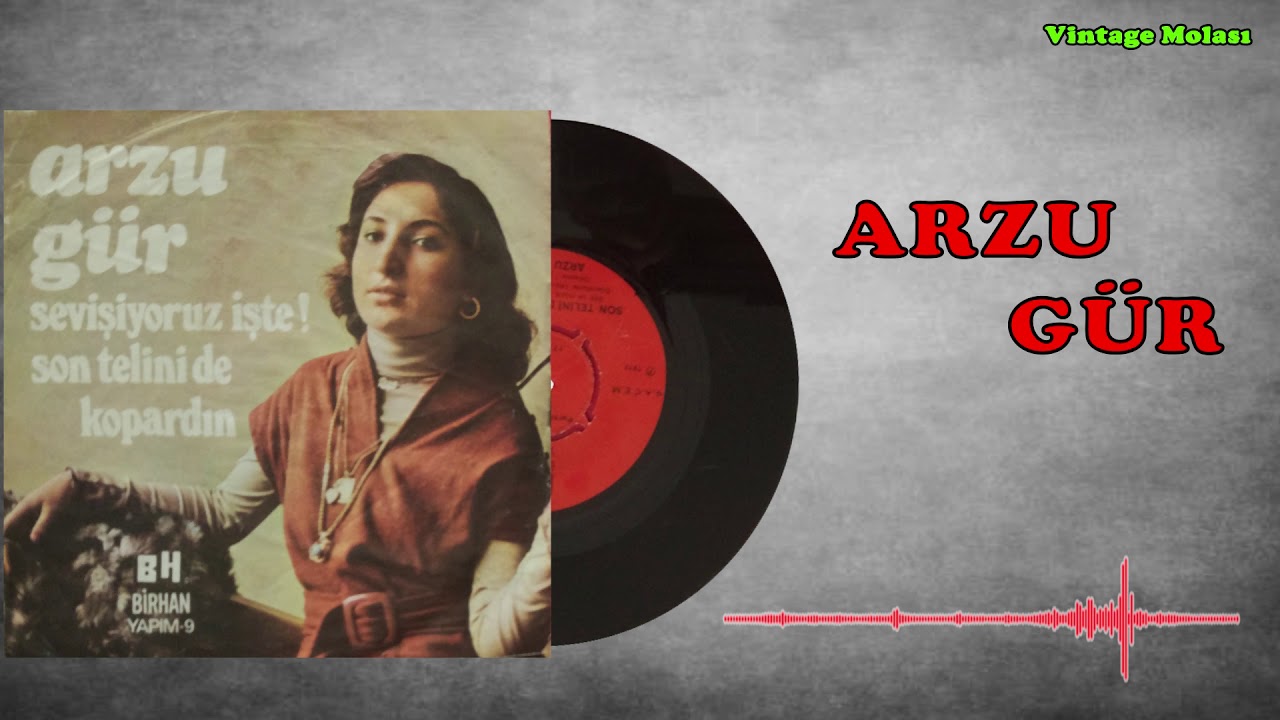 Arzu Gür - Son Telini De Kopardın 1977 (Analog Plak Kaydı) | İnternette İlk