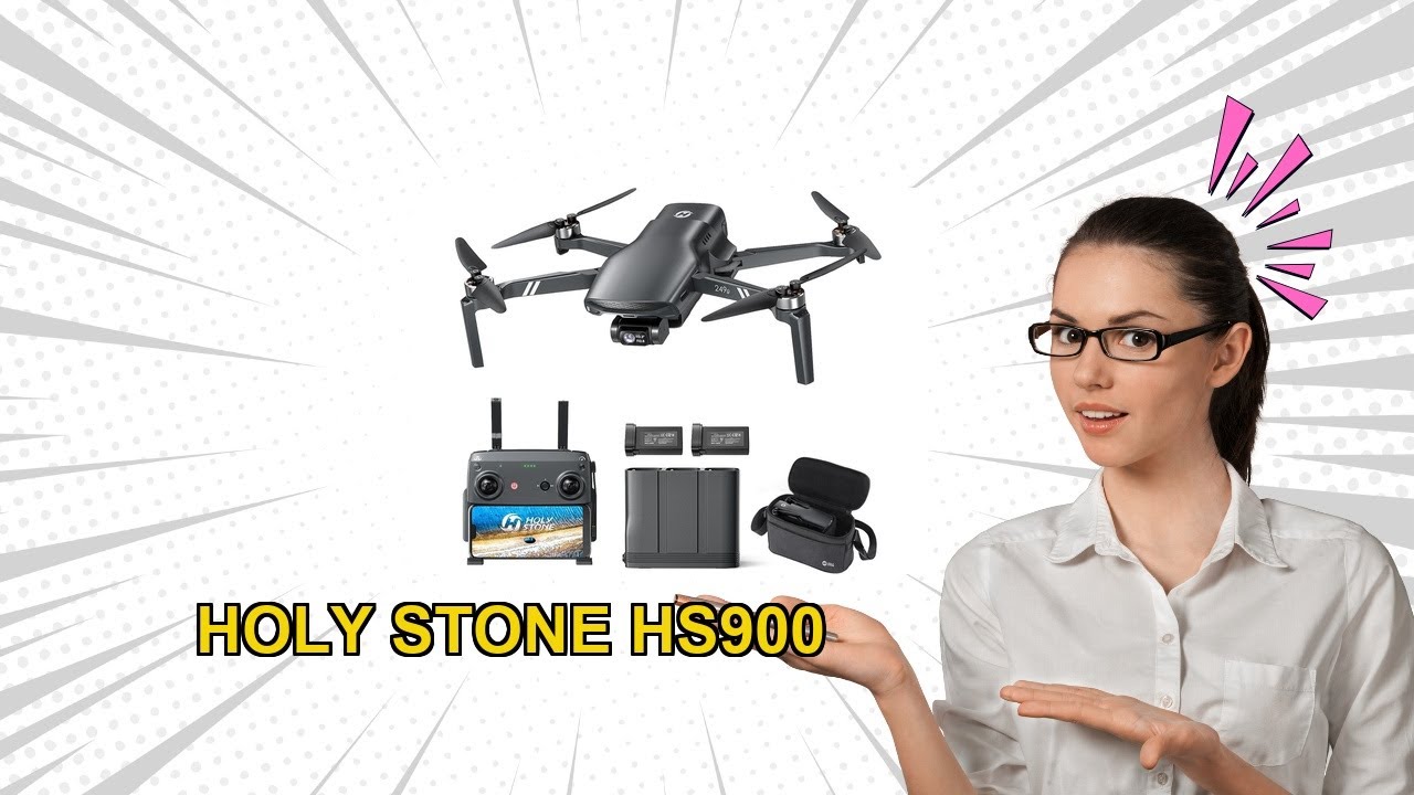 Holy Stone HS900 4K Drone Review 8K Photos 20k Ft Range Dual Batteries