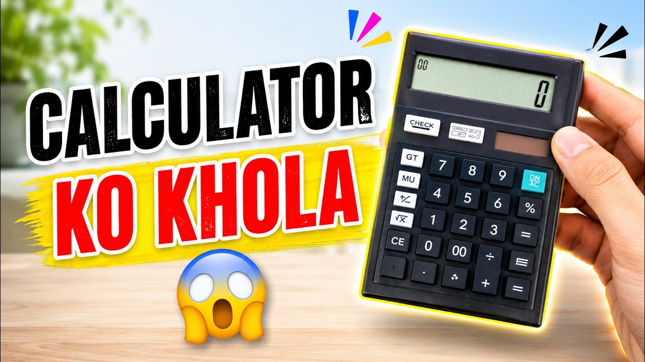 Calculator Ko Kholkar Dekha – Andar Ye Nikla? 😲 | Iske Andar Kya Hai