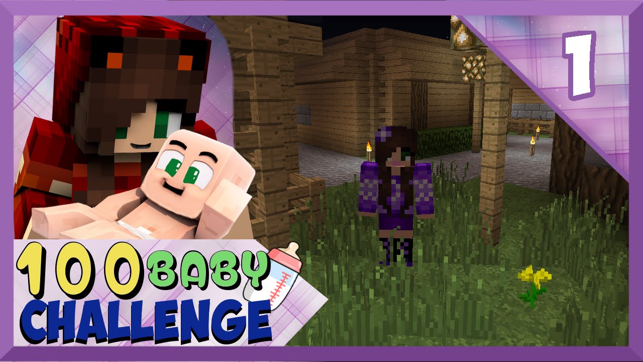 Minecraft: 100 Baby Challenge Ep. 1 - Getting Started