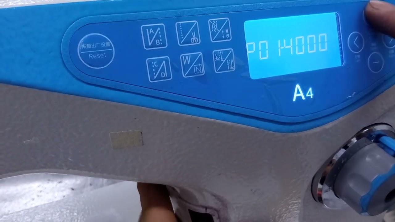 ¿COMO CAMBIAR EL IDIOMA DE COSTURA  RECTA JACK  A4? (EN PARAMETRO  99)