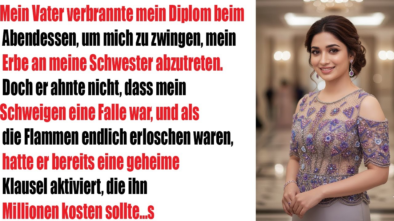 Beim Abschlussessen forderten meine Eltern mein Erbe für meine Schwester – ich sagte Nein
