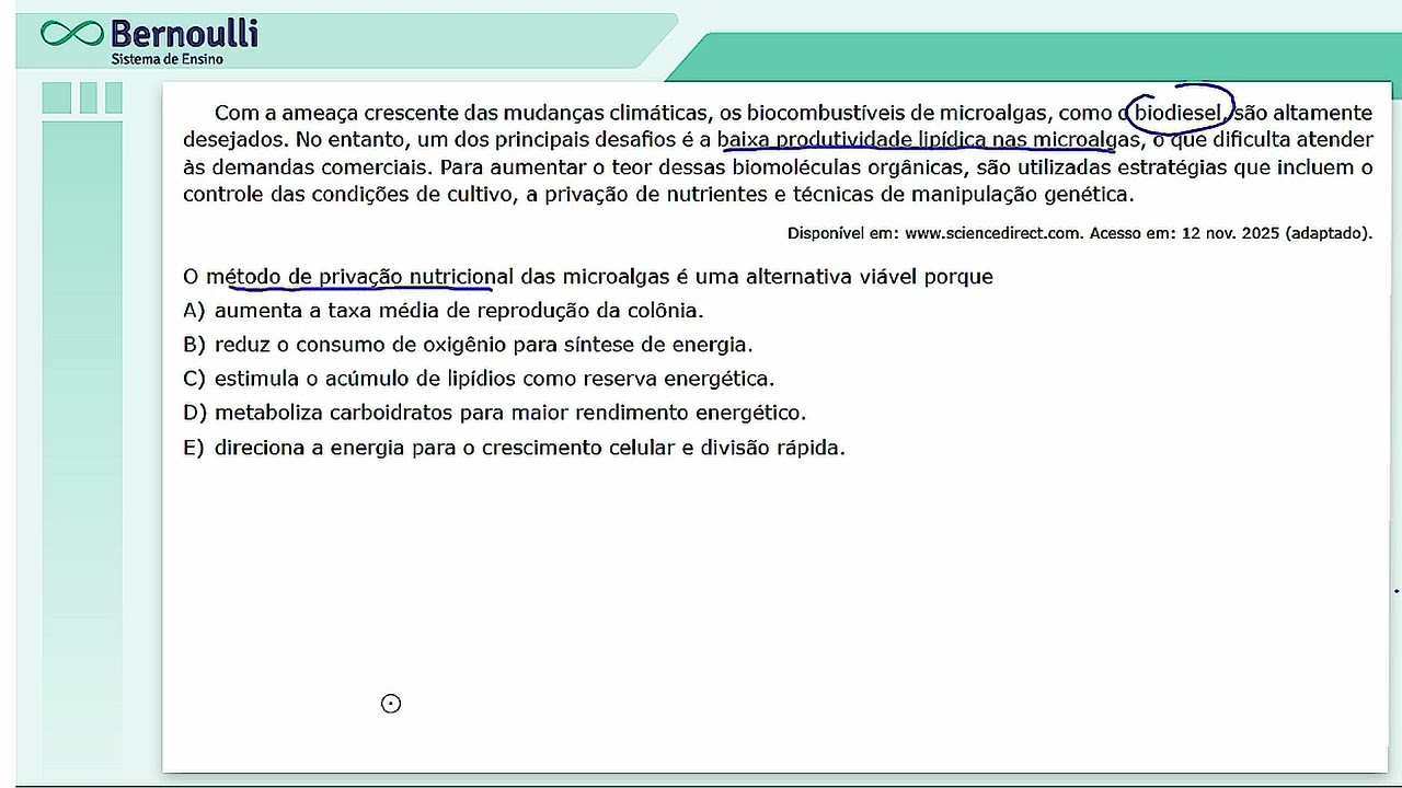 LU4A Simulado 3ª série e Pré-Vestibular 02