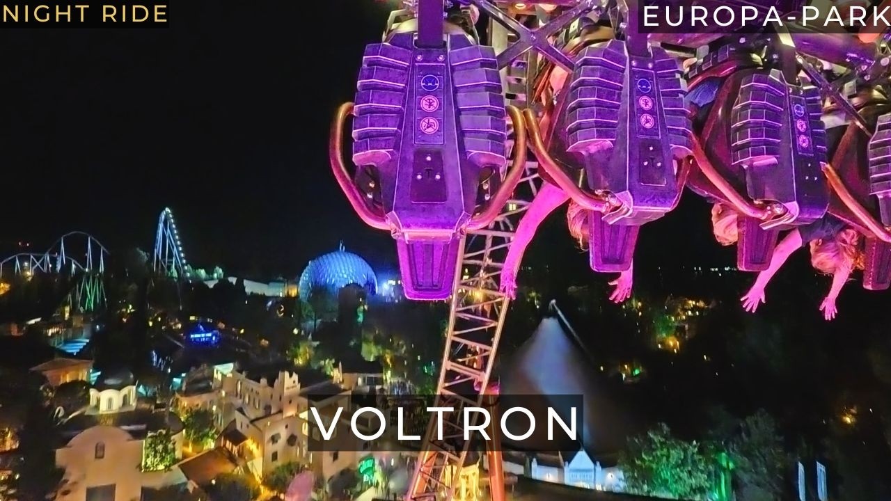 Voltron Nevera NIGHT RIDE | Europa-Park | OnRide POV