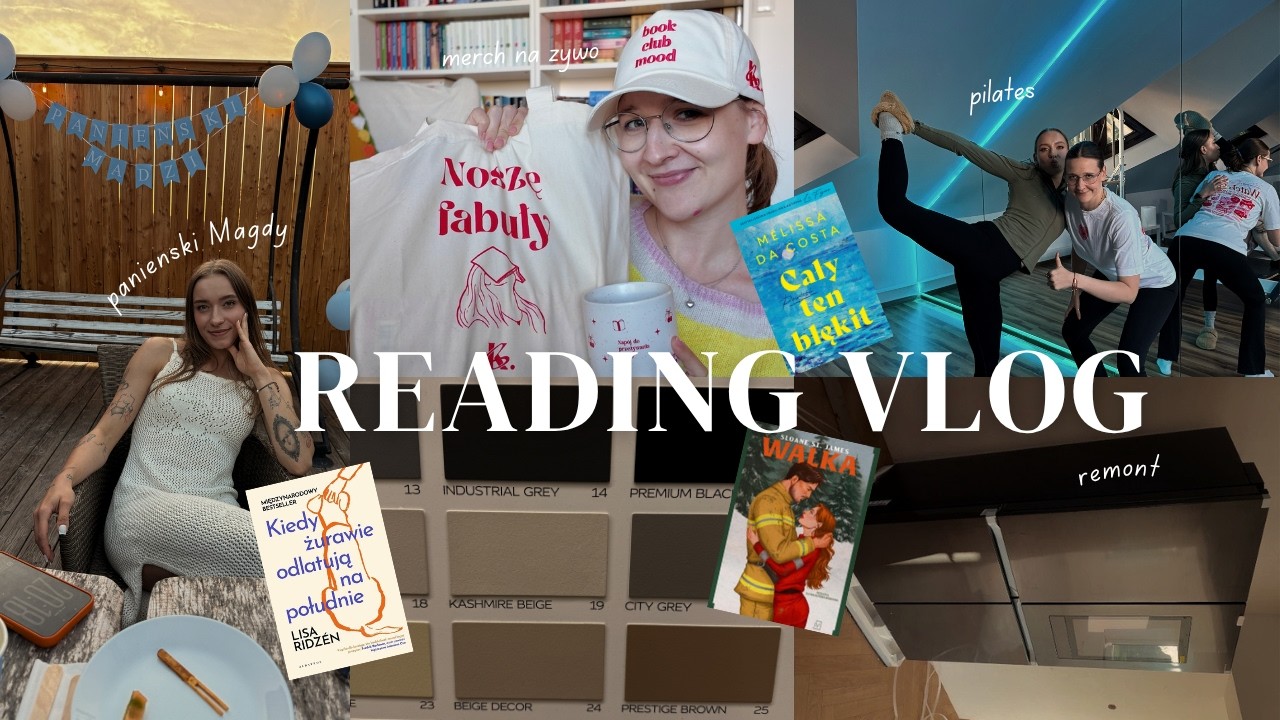 pierwsze rzeczy do nowego domu, panieński Magdy, i wyczytuje m&oacute;j tbr na wiosnę | Reading vlog