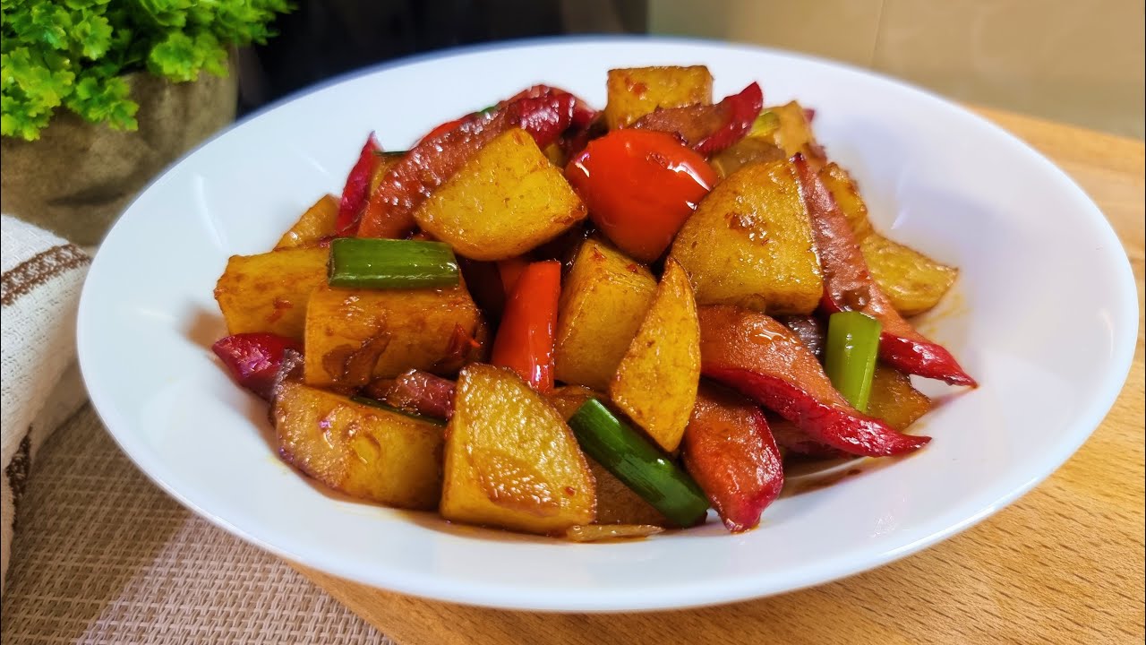 How to cook Stir Fry Potato and Hotdog