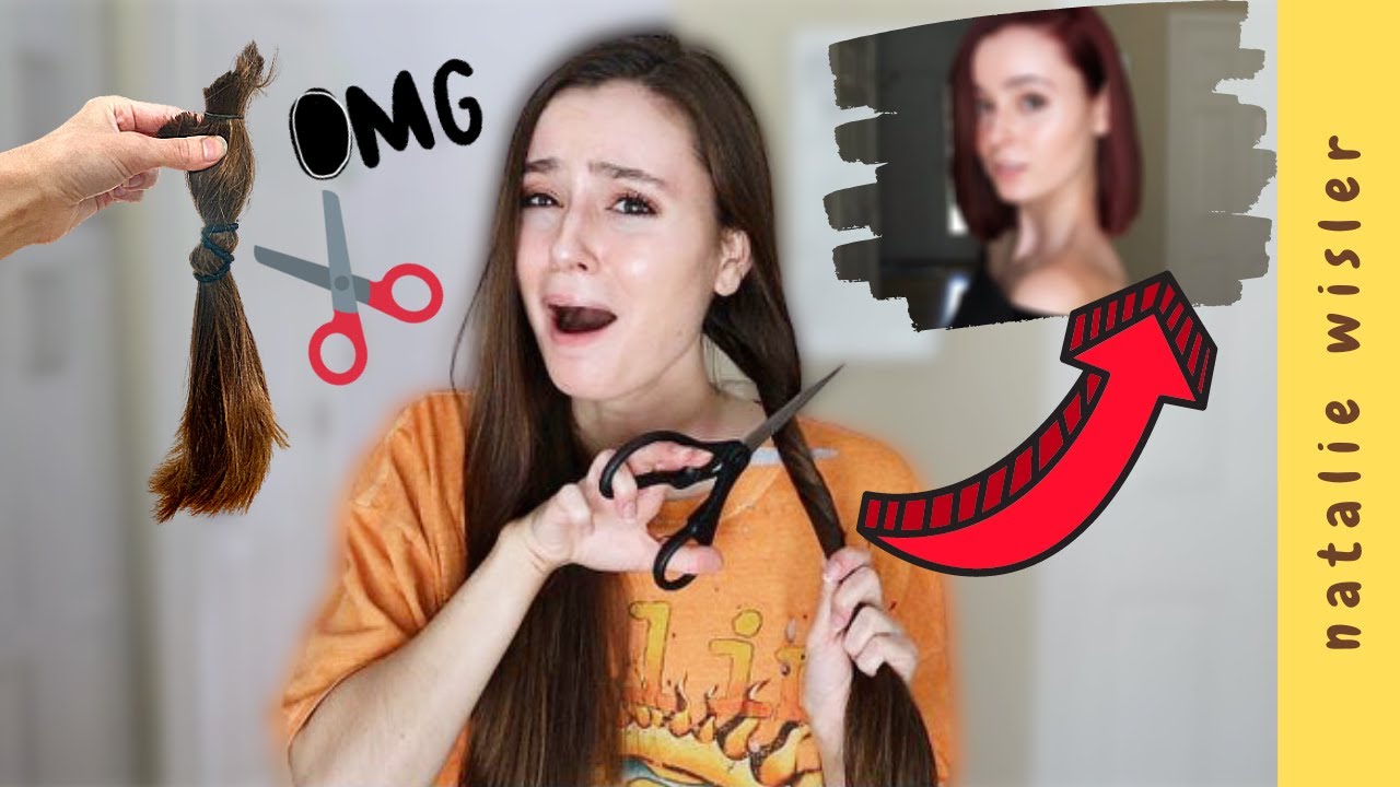 Chopping off *11 INCHES* of my hair!!! (total transformation)