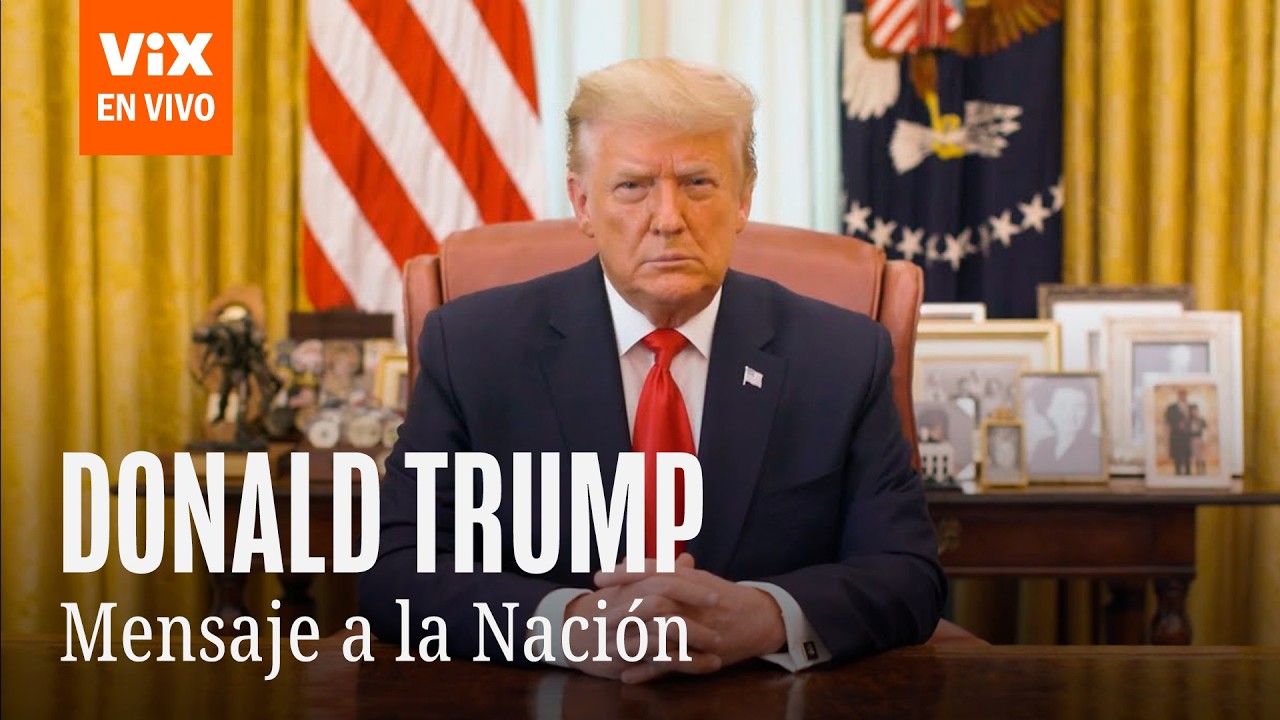 En vivo y en espa&ntilde;ol | El presidente Donald Trump da un discurso a la naci&oacute;n sobre Ir&aacute;n