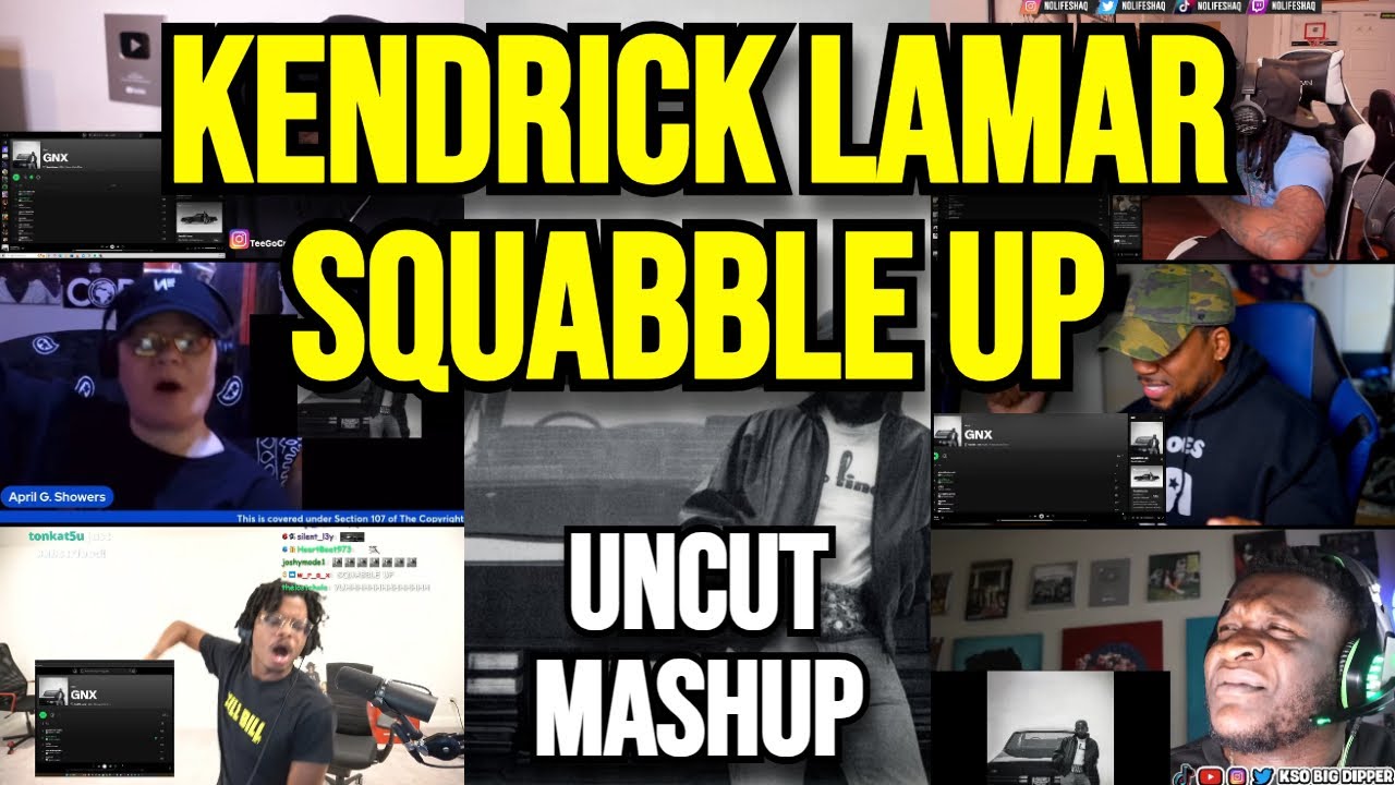 Kendrick Lamar - squabble up - UNCUT MASHUP