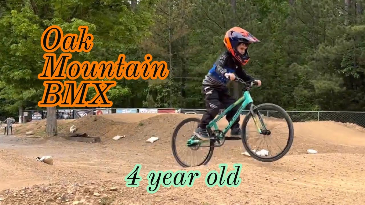Oak Mountain BMX Full Track 🤘Practice 4 year old, Proud Dad 😊 