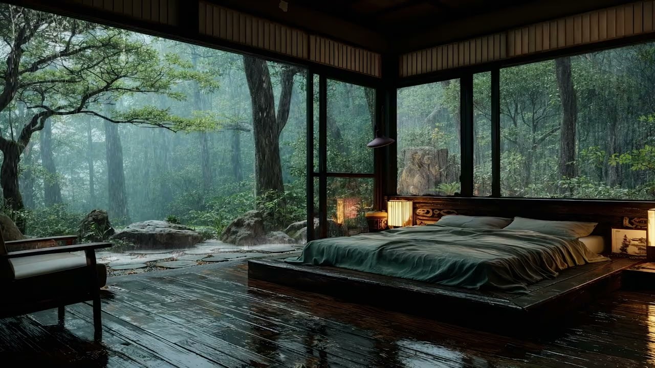 Gentle Rain for Deep Calm | Peaceful Background Sounds