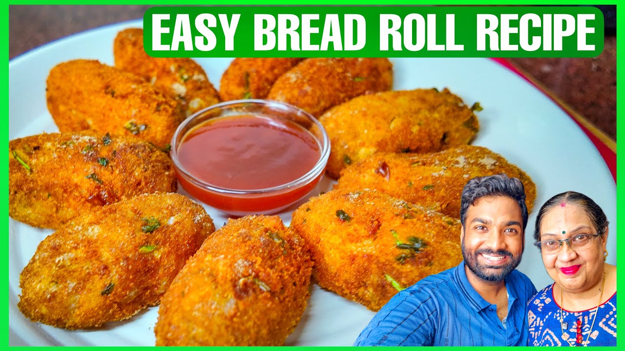Easy Bread Roll recipe by Mom with a twist | Cooking Paaji