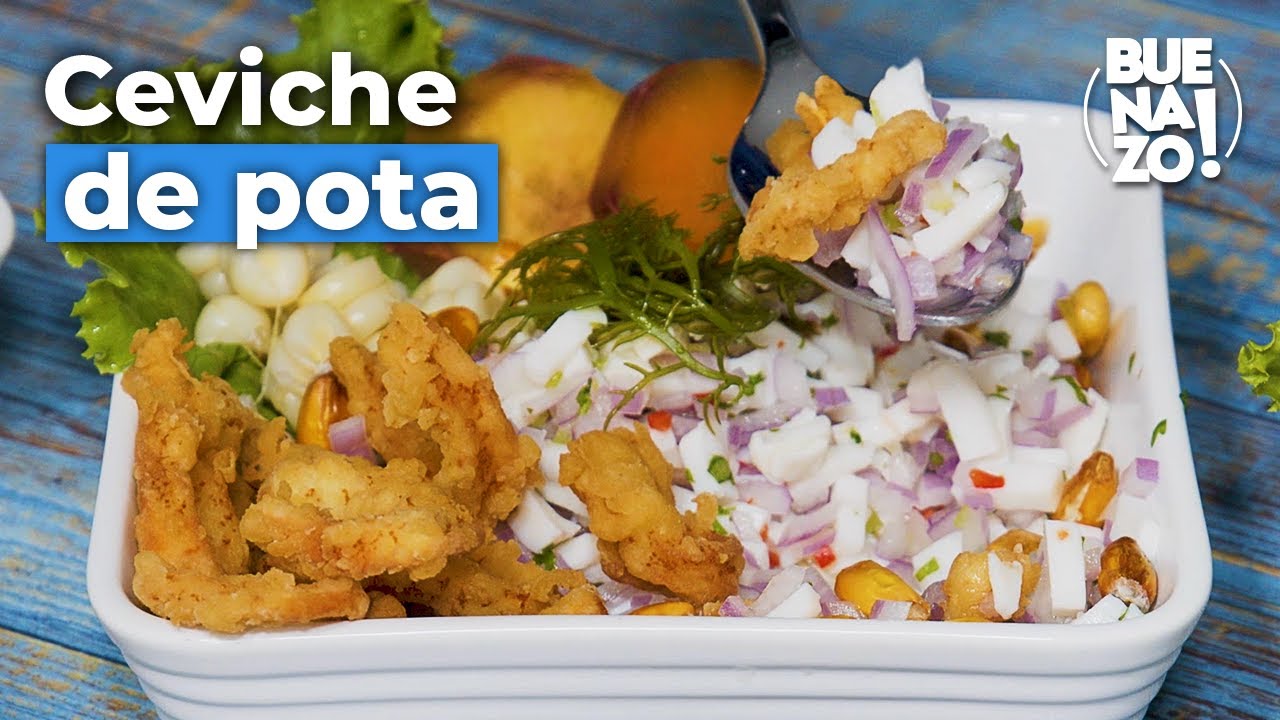 Receta de ceviche de pota peruano | Buenazo!