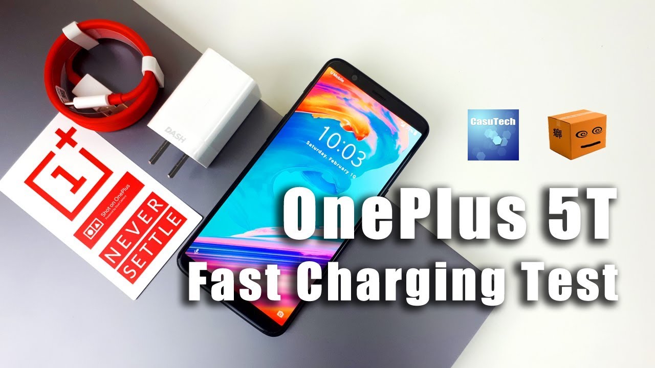 OnePlus 5T Fast Charging Test