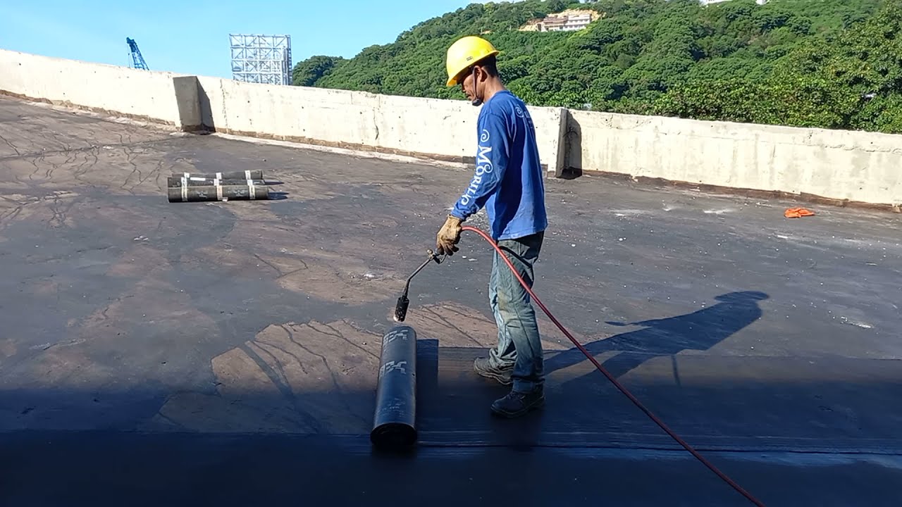 Cara Atasi Bocor Pada Dak Atap Bangunan Dgn Membrane Bakar Fosroc Waterproofing