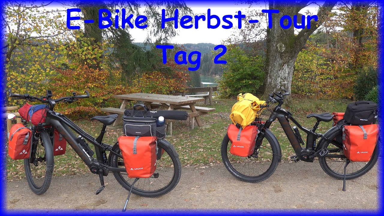 🚴🏽🚴🏼‍♀️ E-Bike Herbst-Tour (2) Romantische Straße Lechbruck - Königsbrunn mit Übernachtung im Zelt
