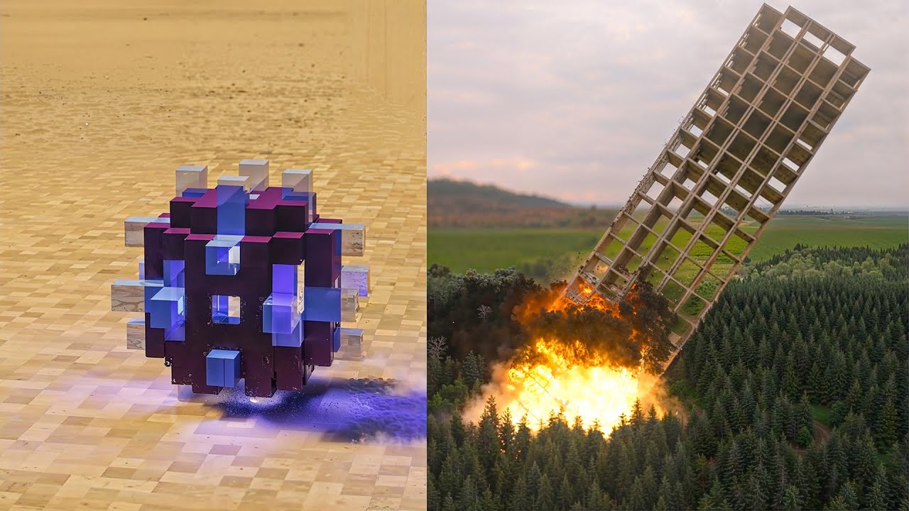 Teardown BAY BOMB Mod vs Realistic Buildings 3