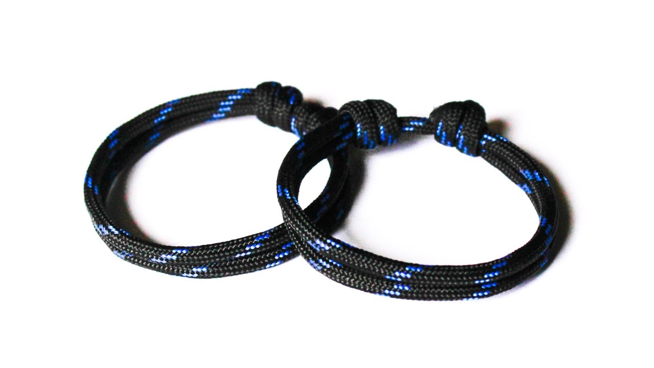 CARA MEMBUAT GELANG MUDAH DAN KEREN - GELANG PARACORD SIMPUL SEDERHANA