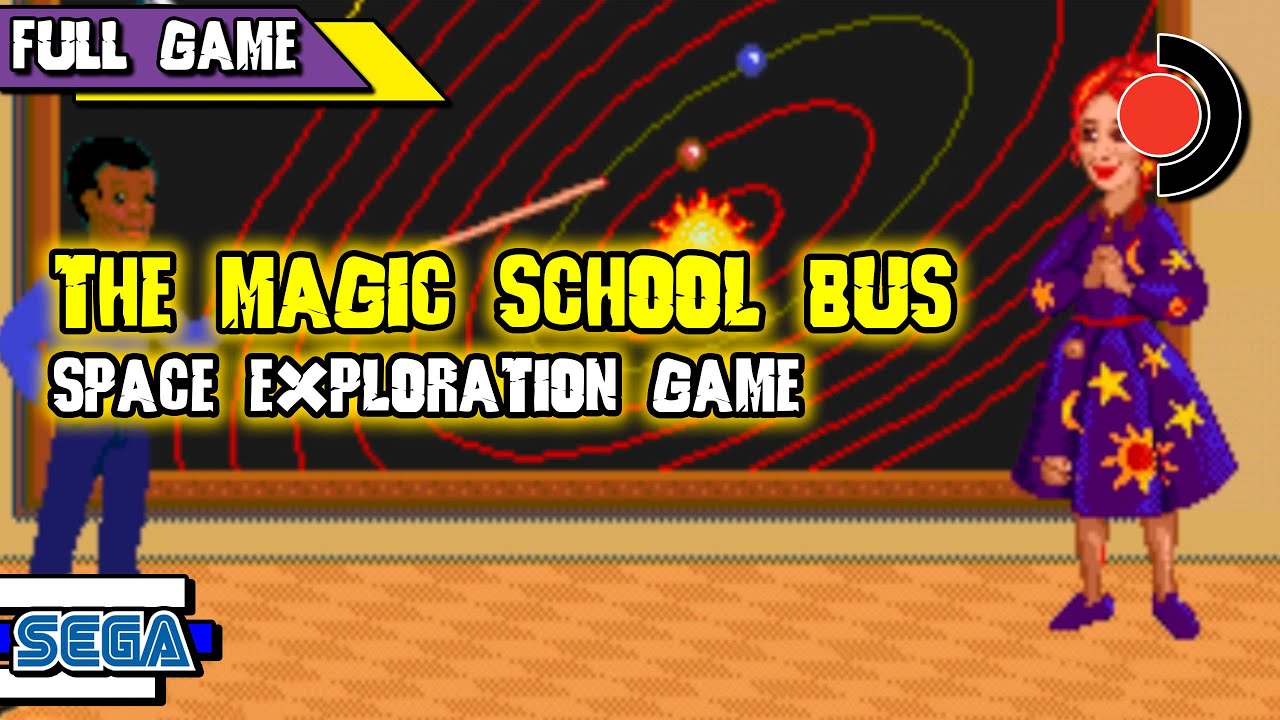 🎮 The Magic School Bus: Space Exploration Game SEGA Gameplay | Retro 90s Educational Adventure 🌌