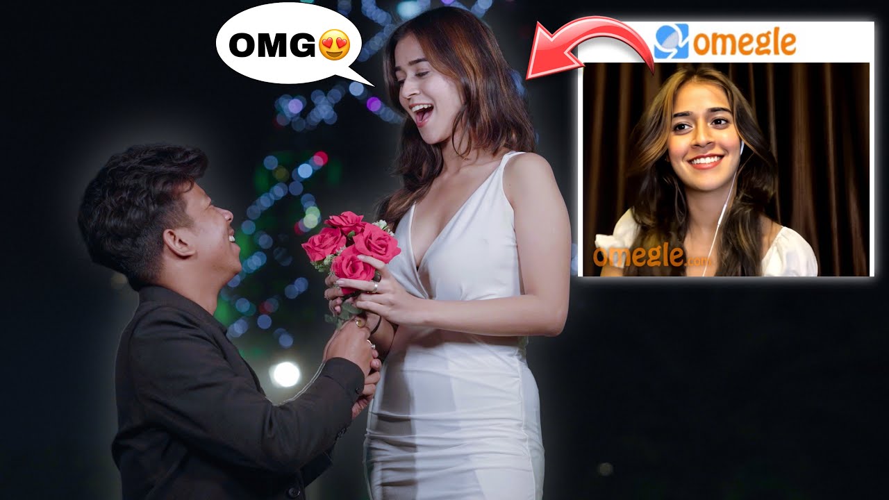 VALENTINE FROM OMEGLE 😍 | PROPOSING HER IN REAL LIFE | @rameshmaity0