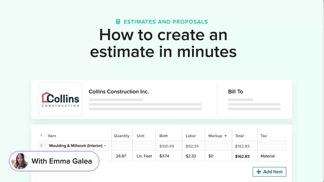 Houzz Pro - Create an estimate