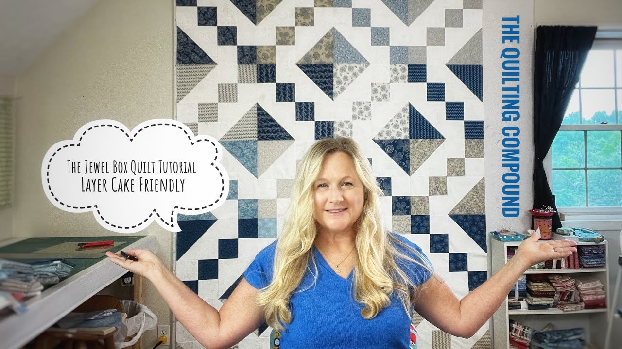 Jewel Box Quilt Tutorial Using 10” Squares