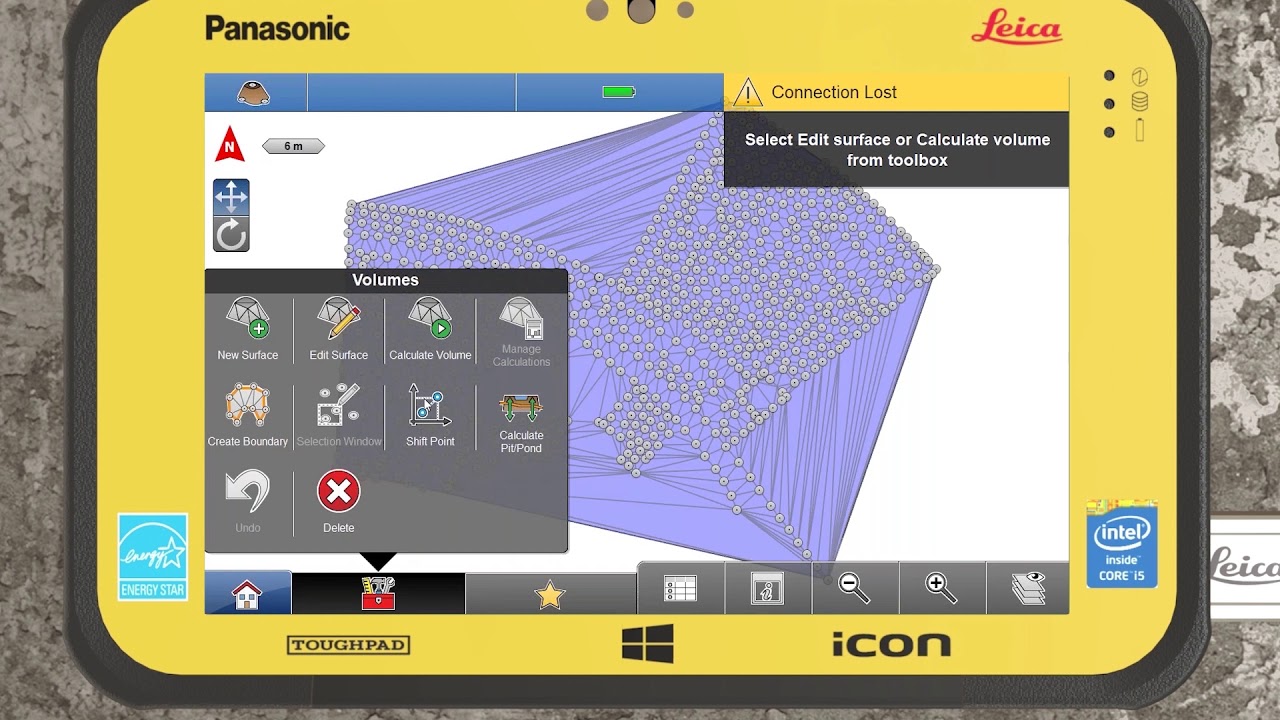 Leica iCON Volumes Application