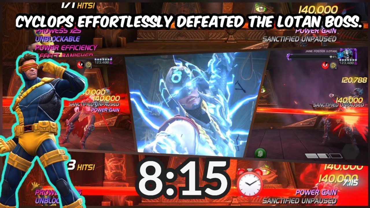 CYCLOPS BULLIED LOTAN BOSS - 8:15 ⏰️  - Insane Counter 🤣