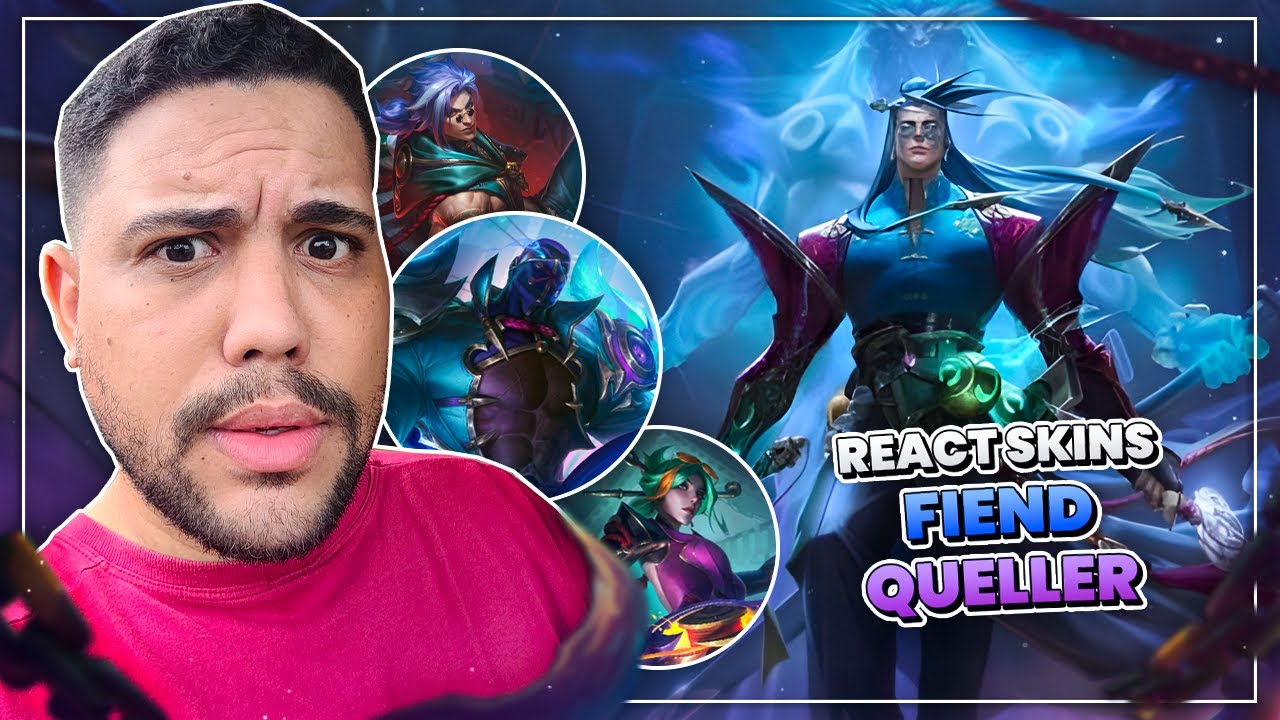 REACT: SKINS FIEND QUELLER | WILD RIFT | LEAGUE OF LEGENDS | LOL | JUMARGEM