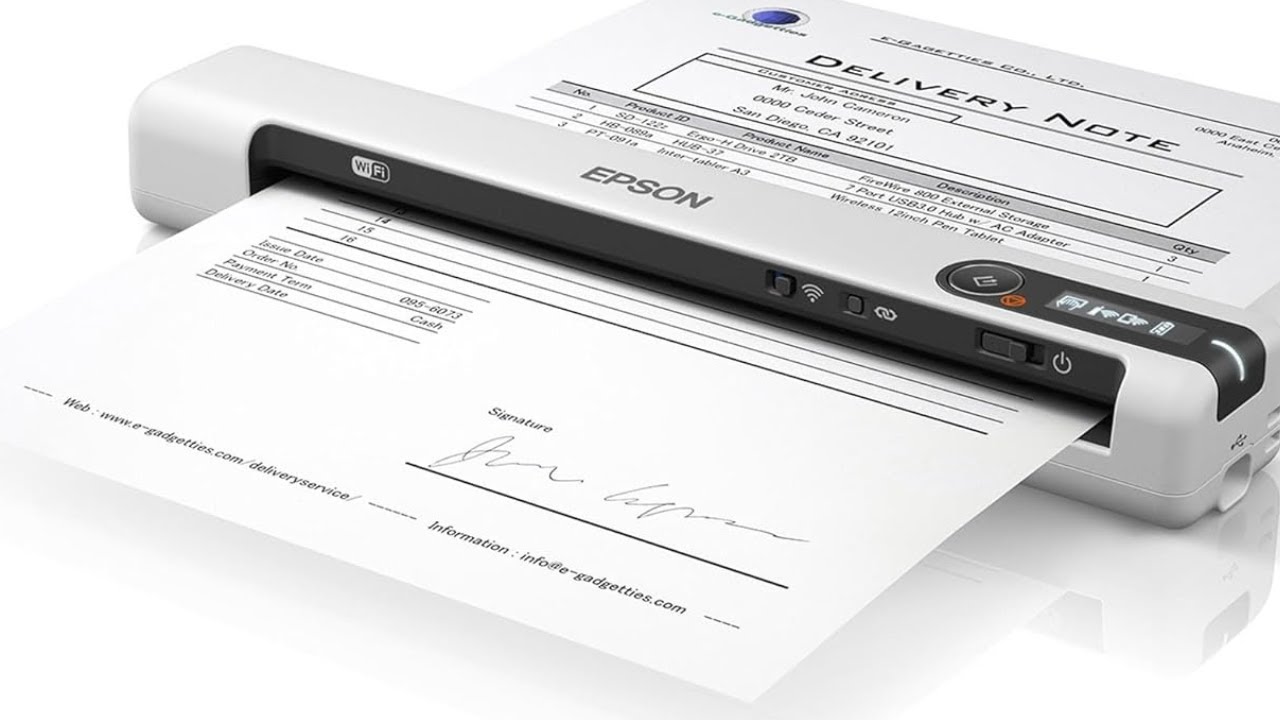 Top 2025 Epson DS-80W Wireless Portable Sheet-fed Document Scanner for PC and Mac