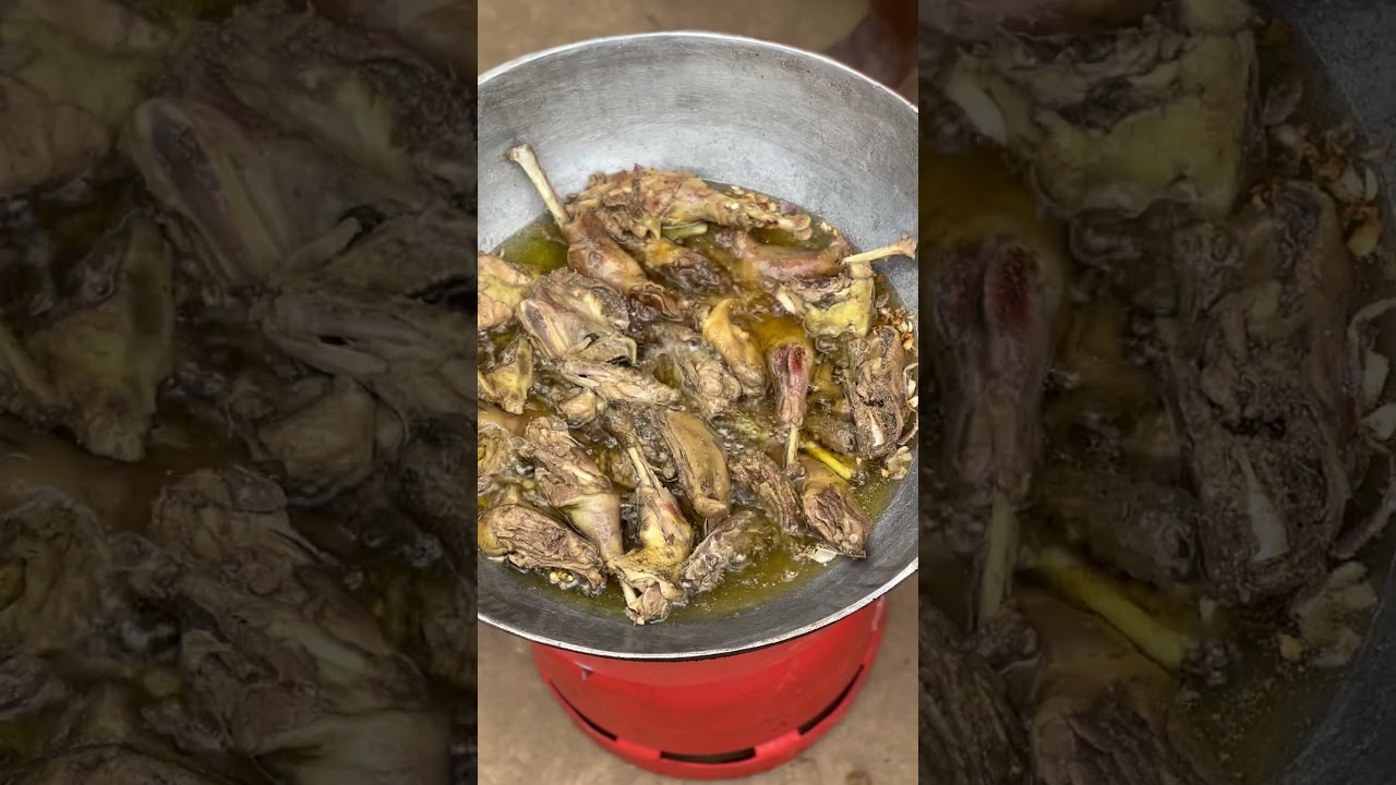 Comment pr&eacute;parer igname pil&eacute; avec sauce graine - Partie 1 #cooking #artculinaire #food