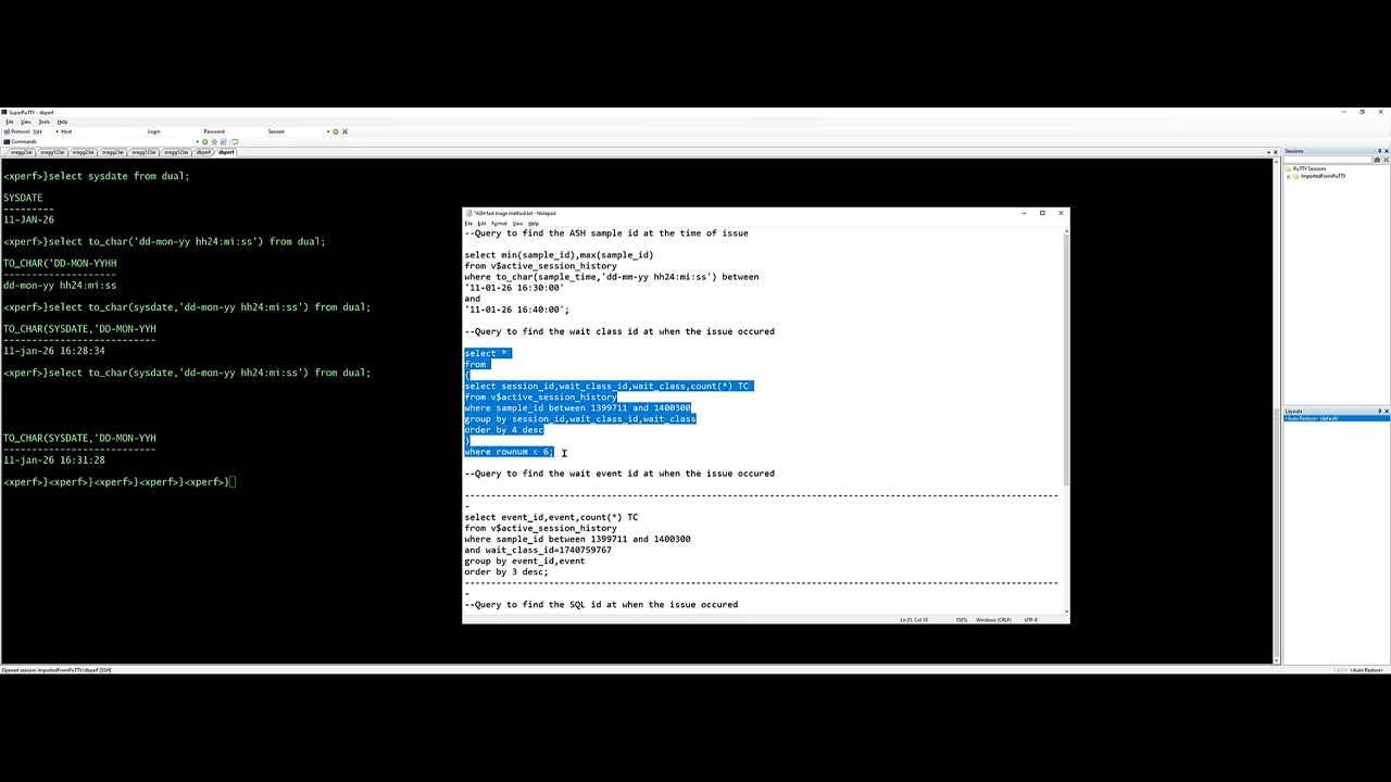 Oracle DBA Emergency Troubleshooting Method For Any Performance Issue