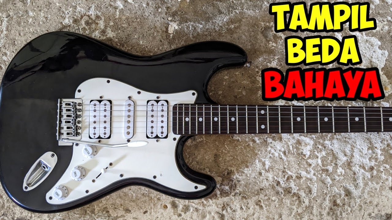 Gitar listrik murah berkualitas stratocaster orginal 800 ribu sudah upgrade