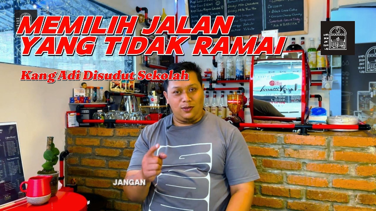 Cerita Kang Adi | Dari Bangunan Biasa Jadi Ruang Cerita #inspirasi #coffeeshopcorners