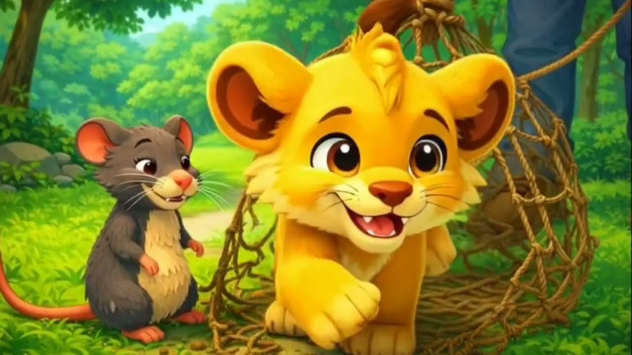 எலியும் குட்டி சிங்கமும் (The rat and the lion)#Tamil#stories