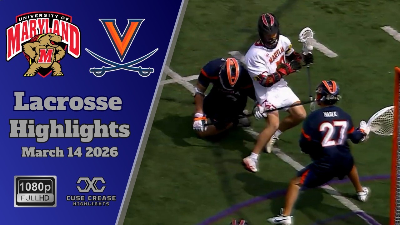 Virginia vs Maryland | 2026 Lacrosse Highlights